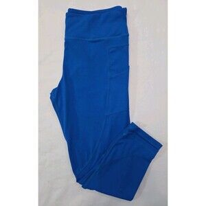 Zyia Active |Sz 14-16| Royal Blue Pocket Light n Tight Mid-Rise 7/8 24" Leggings